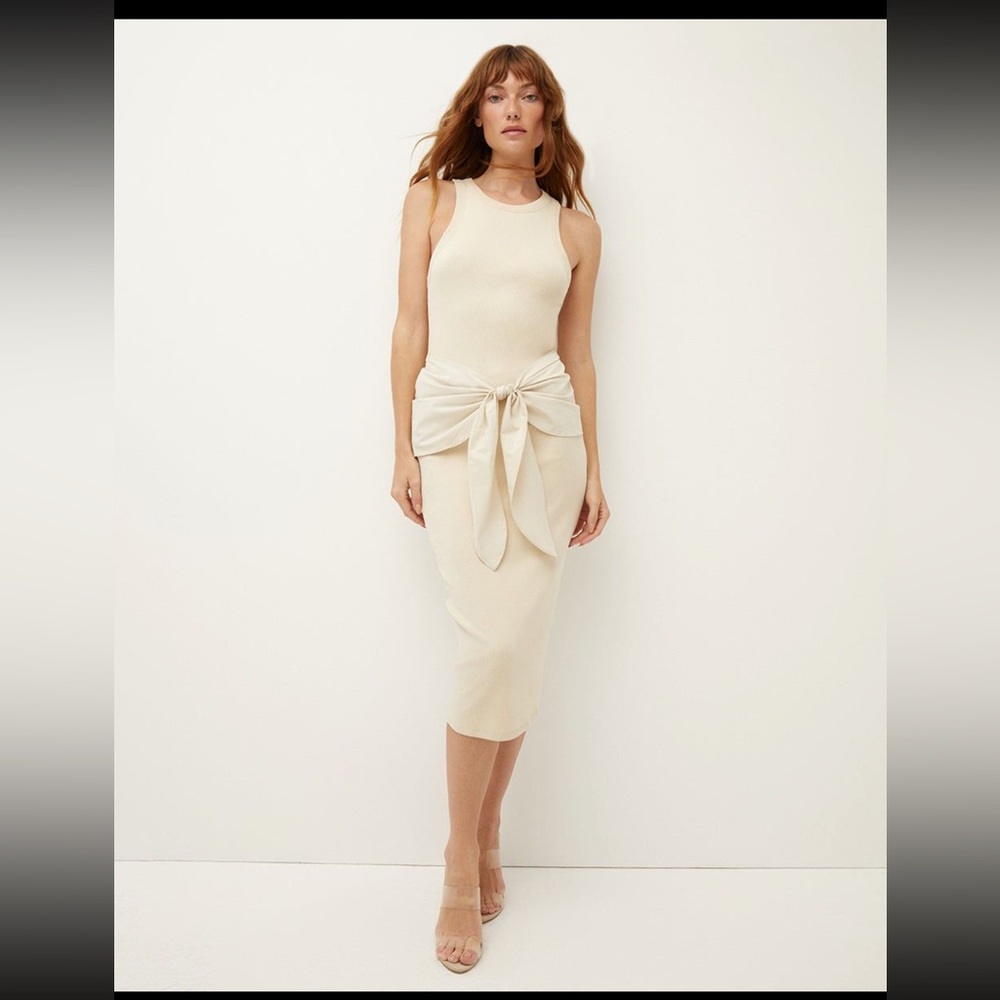 Veronica Beard Odeon dress in limestone xs